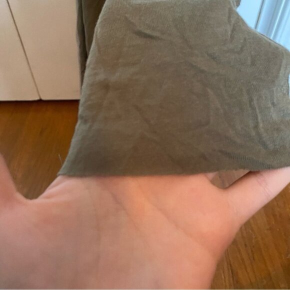 Ann Christine Olive Green Halter Dress/Long Tank - Picture 5 of 8